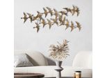 Wallity, Sahika, Accessorio Decorativo Da Parete In Metallo, 100 % Metallo (Spessore: 0,8 Mm), Multicolore, 112 X 11 X 50 Cm