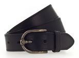 Mustang Pelle Cintura Leather Belt W110 Black Nero
