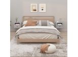 Maison Exclusive - Comodini Da Parete 2 Pezzi Grigio Sonoma 50X36X40 Cm