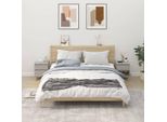 The Living Store Comodini 2 Pz. Grigio Cemento 40X35X50 Cm