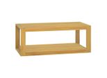 The Living Store Wand-Badregal 90X45X35 Cm Massivholz Teak