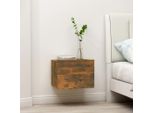Maison Exclusive - Comodini 2 Pz. Rovere Affumicato 40X30X30 Cm Materiale Ligneo