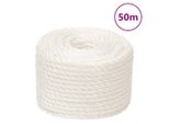 The Living Store Corda Da Lavoro Bianca 14 Mm 50 M Polipropilene