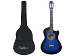 The Living Store Set Di 12 Chitarre Acustiche A 6 Corde Con Sfumatura Blu 38