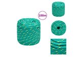 Vidaxl Corda Per Barca Verde 18 Mm 100 M Polipropilene - Corde