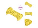 Vidaxl Corda Da Barca Gialla 4 Mm 50 M In Polipropilene - Corde