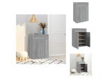 Vidaxl Scarpiera Grigio Sonoma 60X35X84 Cm Materiale A Base Di Legno - Scarpiere E Armadietti