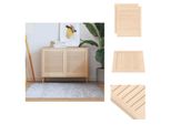 Vidaxl Ante Dell'armadio A Doghe 2 Pezzi 61,5X49,4 Cm In Legno Massiccio - Ante Dell'armadio