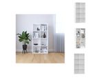 Vidaxl Libreria/Sideboard Bianco 66×30×130 Cm Materiale A Base Di Legno - Librerie E Scaffalature