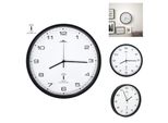 Vidaxl Orologio Da Parete Radiocomandato Con Movimento Al Quarzo 31 Cm Bianco E Nero - Orologi Da Parete