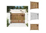 Vidaxl Cancello Da Giardino 105X105 Cm In Acciaio Corten Design Bambù - Cancelli Da Giardino