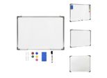Vidaxl Lavagna Magnetica Bianca 90 X 60 Cm In Acciaio - Lavagne Bianche