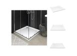 Vidaxl Piatto Doccia Abs Quadrato Bianco 80X80 Cm - Piatti Doccia