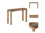 Vidaxl Tavolino 110X35X76 Cm In Legno Massiccio Antico - Tavolini