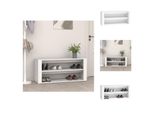 Vidaxl Scarpiera Bianca 100X35X45 Cm In Legno - Scarpiere E Armadietti