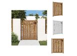 Vidaxl Cancello Da Giardino 105X130 Cm In Acciaio Corten Design Bambù - Cancelli Da Giardino