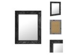 Vidaxl Specchio Da Parete In Stile Barocco 50X60 Cm Nero - Specchio