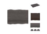 Vidaxl Piano Da Tavolo 80X60X(2-4) Cm In Legno Massiccio Trattato Bordo Albero - Piani Da Tavolo