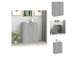 Vidaxl Credenza Grigio Sonoma 60X30X75 Cm Materiale A Base Di Legno - Credenze