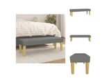 Vidaxl Panca Grigio Scuro 100X30X30 Cm In Tessuto - Panche