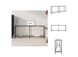Vidaxl Tavolino Trasparente 180X35X75,5 Cm In Vetro Temperato - Tavolini