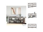 Vidaxl Consolle Effetto Rovere Marrone 160X30X75 Cm Materiale A Base Di Legno - Tavoli Laterali