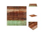 Vidaxl Piano Da Tavolo Quadrato 80X80 Cm 15-16 Mm In Legno Massello Di Recupero - Piani Da Tavolo