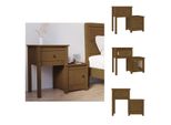Vidaxl Comodino Marrone Miele 79,5X38X65,5 Cm In Legno Di Pino Massiccio - Comodini