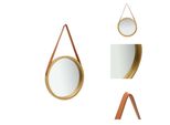 Vidaxl Specchio Da Parete Con Cintura 50 Cm Golden - Specchio
