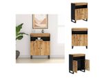 Vidaxl Credenza A 2 Ante 60X33X75 Cm In Legno Massiccio Di Mango - Credenze