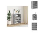 Vidaxl Credenza Grigio Cemento 57X35X90 Cm In Legno - Credenze