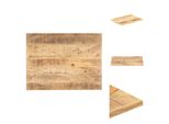 Vidaxl Piano Da Tavolo In Legno Massiccio Di Mango 25-27 Mm 90X60 Cm - Piani Da Tavolo