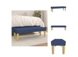 Vidaxl Panca Blu 100X30X30 Cm In Tessuto - Panche