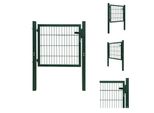 Vidaxl Cancello Di Recinzione In Acciaio Verde 105X150 Cm - Cancelli Da Giardino
