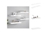 Vidaxl Mensole Da Parete Galleggianti 4 Pz. Bianco 50X23X3,8Cm Mdf - Mensole Da Parete