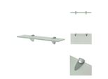 Vidaxl Mensola Galleggiante In Vetro 40X20 Cm 8 Mm - Mensole A Muro