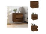 Vidaxl Comodino Marrone Effetto Rovere 40X35X50 Cm Materiale Legno - Comodini