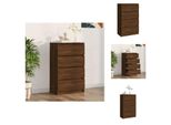 Vidaxl Credenza Marrone Effetto Rovere 60X35X98,5 Cm Materiale Legno - Credenze