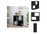 Vidaxl Libreria Nera 60X24X63 Cm Materiale A Base Di Legno - Librerie E Scaffali