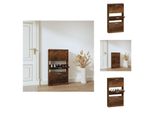 Vidaxl Scarpiera In Rovere Affumicato 59X17X108 Cm Materiale A Base Di Legno - Scarpiere E Armadietti