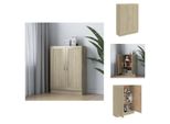 Vidaxl Libreria Rovere Sonoma 82,5X30,5X115 Cm Materiale A Base Di Legno - Librerie E Scaffalature
