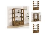 Vidaxl Credenza Rovere Fumé 80X30X119,5 Cm Materiale Legno - Credenze