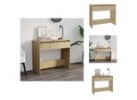 Vidaxl Consolle Rovere Sonoma 89X41X76,5 Cm Materiale A Base Di Legno - Tavolini