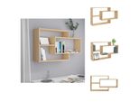 Vidaxl Mensole A Muro Rovere Sonoma 104X20X58,5 Cm Materiale In Legno - Mensole A Muro