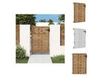 Vidaxl Cancello Da Giardino 85X150 Cm In Acciaio Corten Design Quadrato - Cancelli Da Giardino
