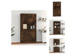 Vidaxl Credenza In Legno Di Quercia Fumé - Credenze