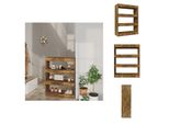 Vidaxl Scaffale/Divisorio Per Camera In Rovere Affumicato 80X30X103 Cm Materiale A Base Di Legno - Librerie E Scaffali