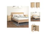 Vidaxl Comodini 2 Pezzi Rovere Sonoma 40X35X70 Cm Materiale A Base Di Legno - Comodini