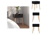 Vidaxl Comodino Nero Lucido 40X40X56 Cm Materiale Legno - Comodini