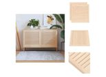 Vidaxl Ante Dell'armadio A Doghe 2 Pezzi 61,5X59,4 Cm In Legno Massiccio - Ante Dell'armadio